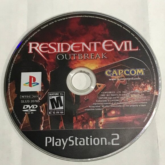 PS2 Resident Evil Outbreak Playstation 2 - Picture 1 of 2